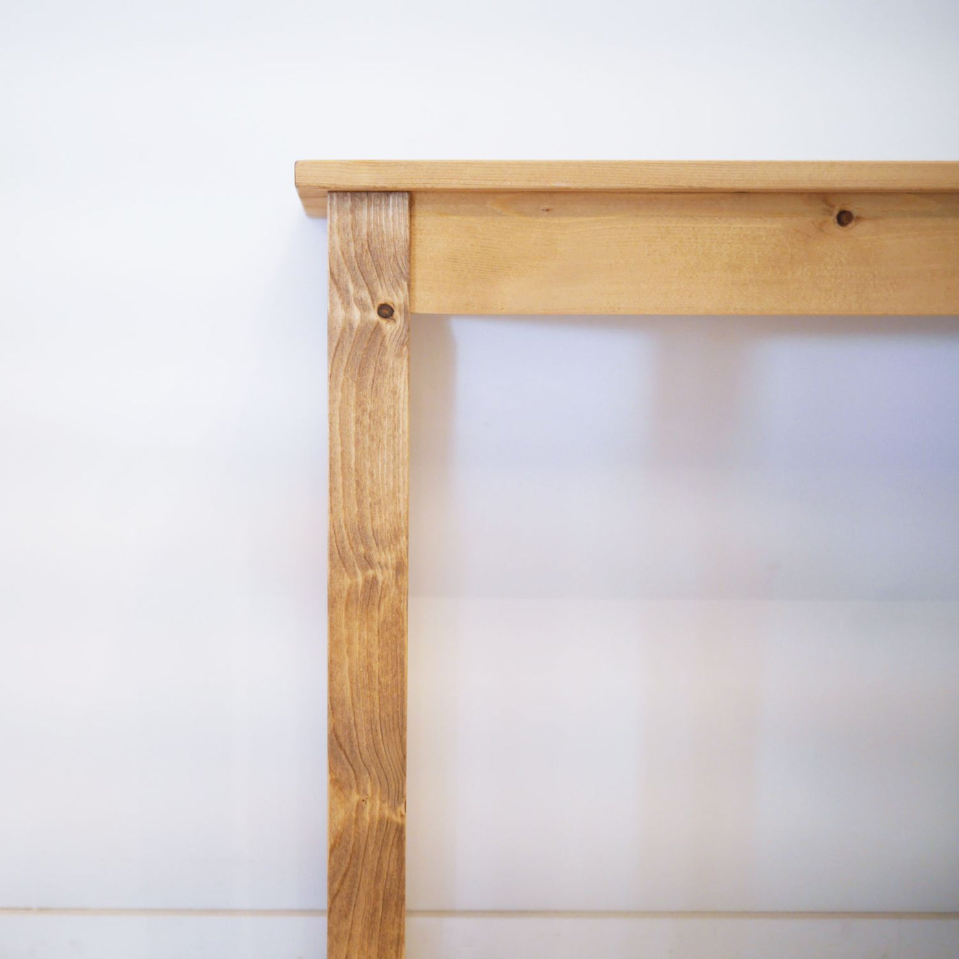 デスク 机 カウンターテーブル 天然無垢材 幅150cm 無垢ハンドメイド