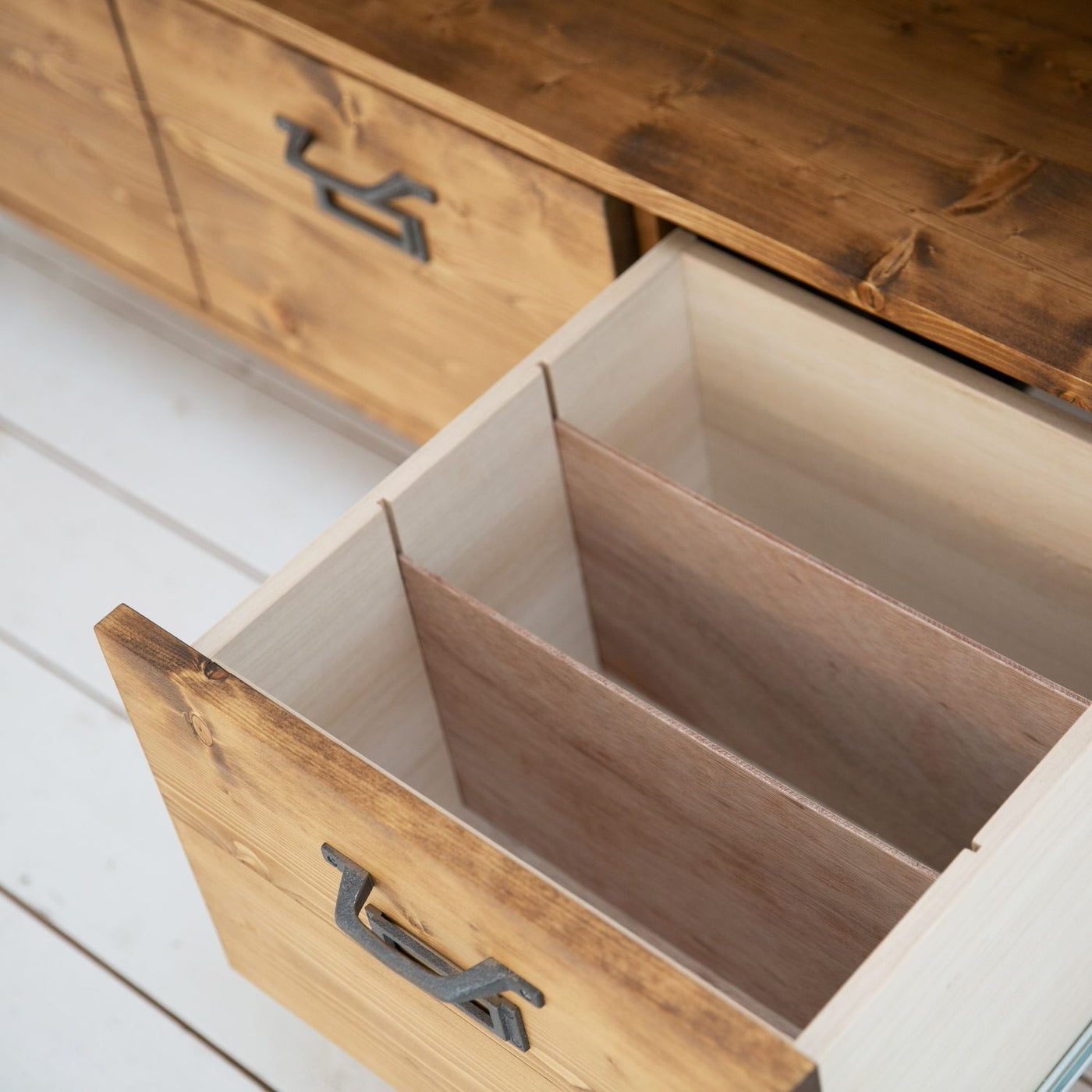 ファイルキャビネット 書類棚 オフィスキャビネット 天然無垢材 幅