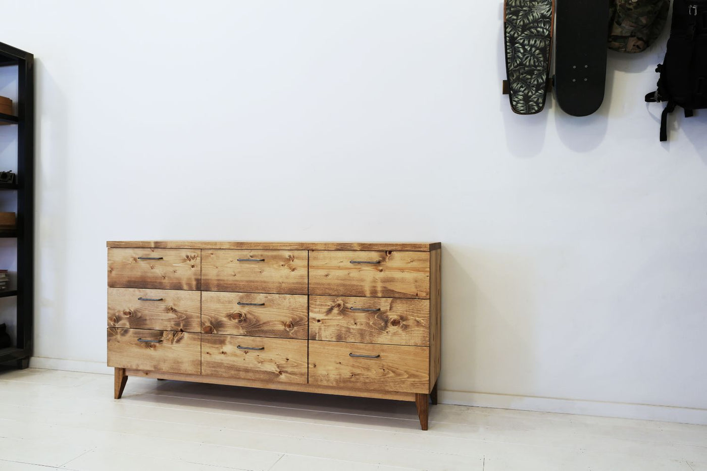 チェスト タンス 引き出し 天然無垢材 幅150cm 無垢ハンドメイド