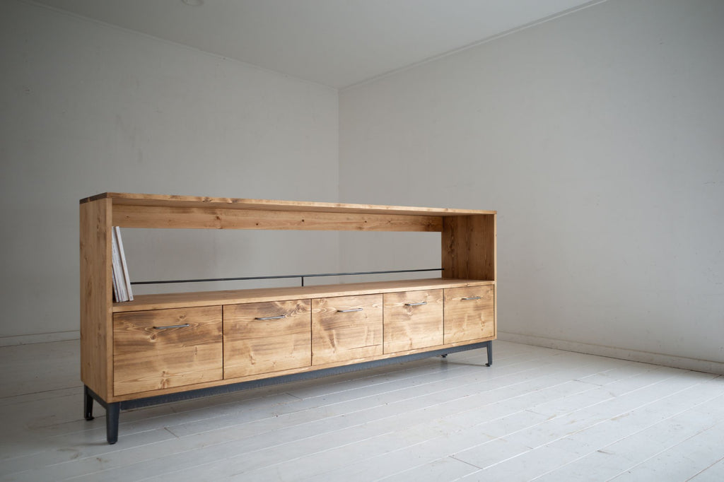 無垢とアイアンのファイルキャビネット – NEALD