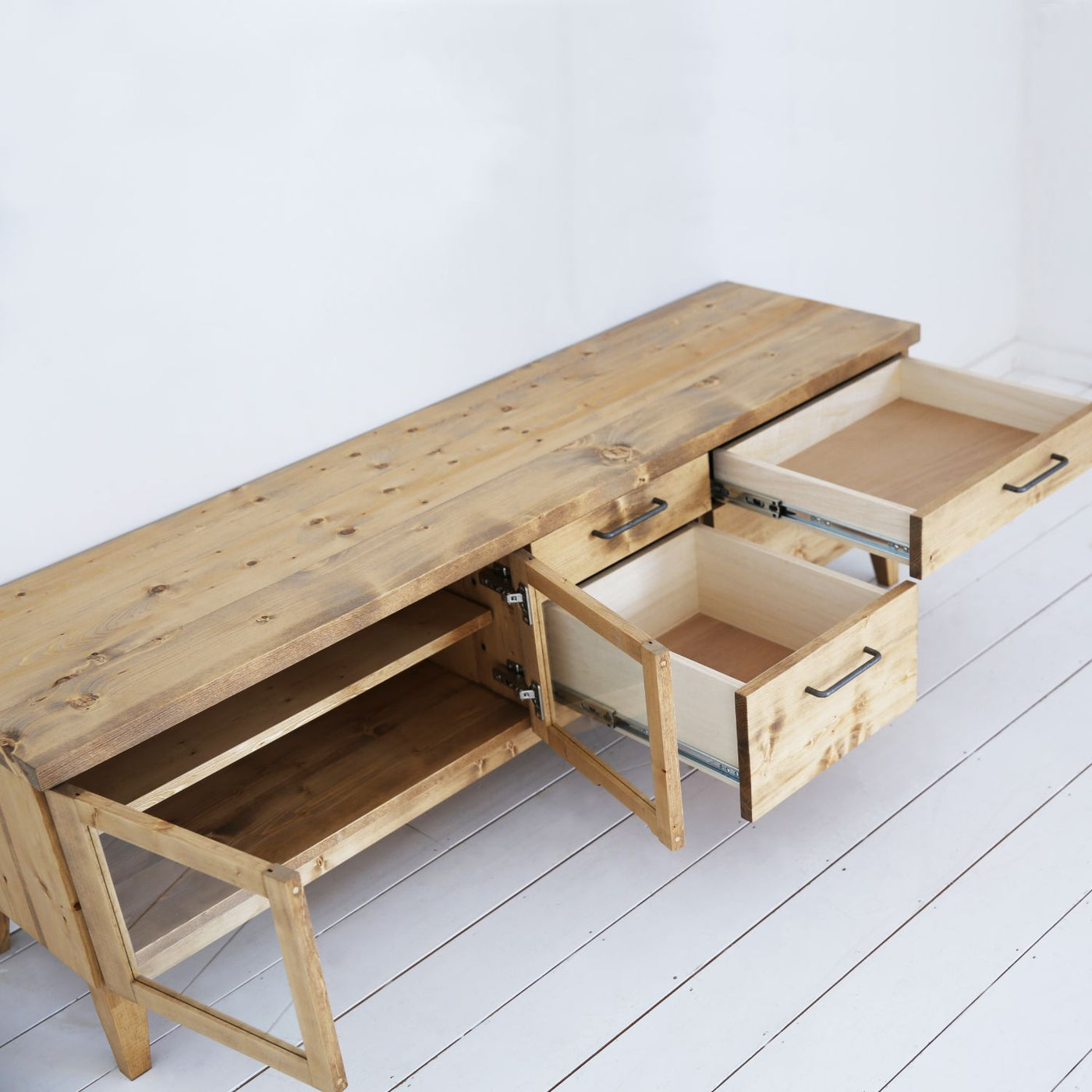 テレビボード テレビ台 ローボード 天然無垢材 幅150cm 無垢