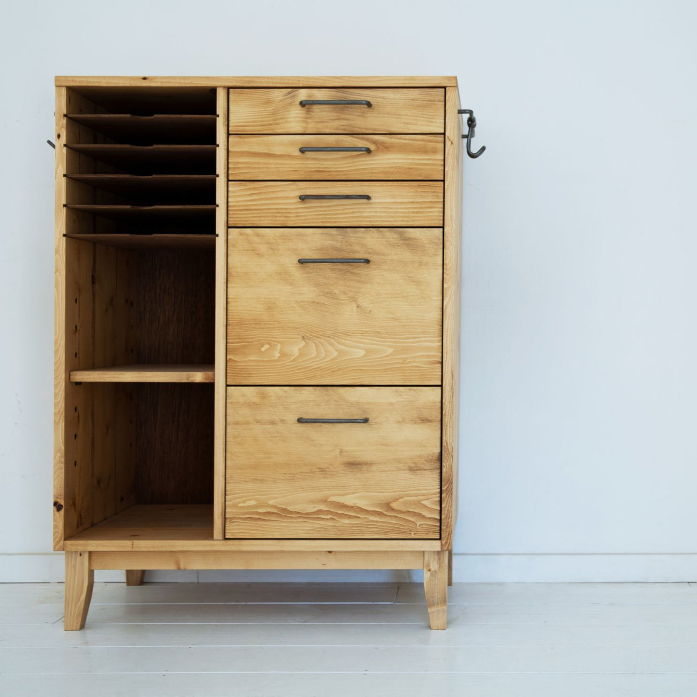 ランドセルラック チェスト 収納棚 天然無垢材 幅70cm 無垢