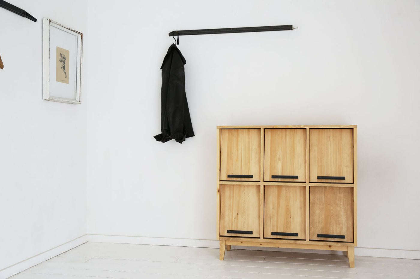 マガジンラック マガジンスタンド 雑誌収納 天然無垢材 幅94cm 無垢