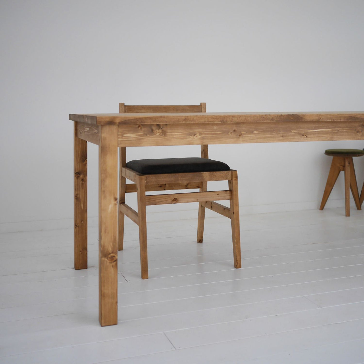 ダイニングテーブル 食卓 シンプル 天然無垢材 幅180cm 無垢