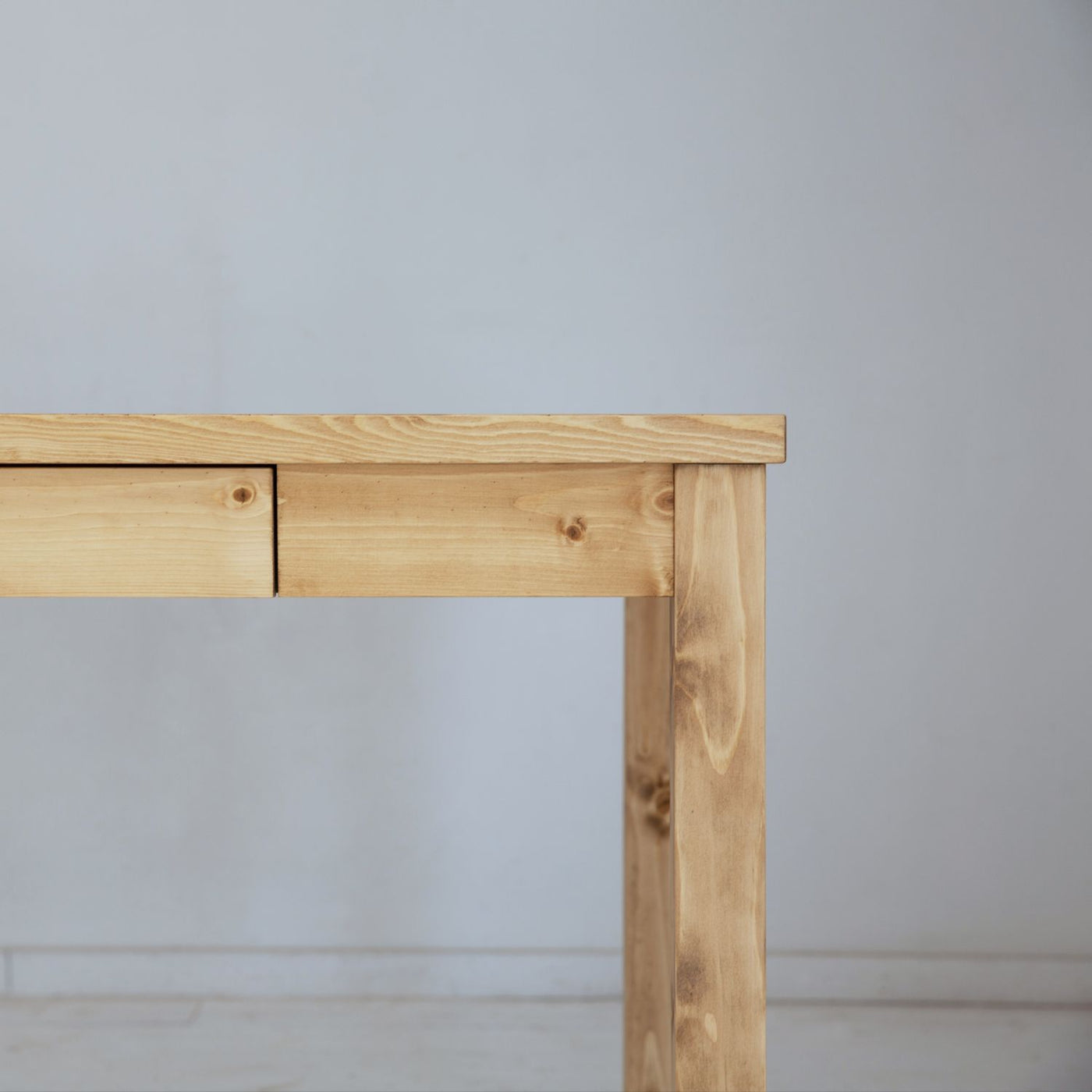 ダイニングテーブル 食卓 引き出し 天然無垢材 幅180cm 無垢