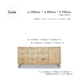 無垢ハンドメイド 家具 NEALD インテリア 什器 ダイニングテーブル テレビボード チェスト カップボード サイドボード 商品写真 f-12_10