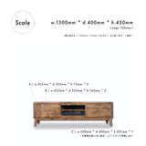 無垢ハンドメイド 家具 NEALD インテリア 什器 ダイニングテーブル テレビボード チェスト カップボード サイドボード 商品写真 j-15_10