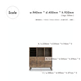 無垢ハンドメイド 家具 NEALD インテリア 什器 ダイニングテーブル テレビボード チェスト カップボード サイドボード 商品写真 s-10_10